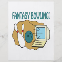 Fantasy Bowling Personalized Flyer