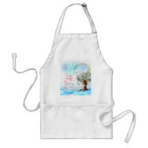 Fantasy Crystal Horse Carriage Apron