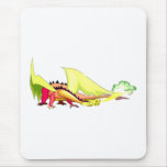 Fantasy Fire Breather Dragon Mouse Mat
