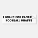 Fantasy Football draughts Bumper Stickers