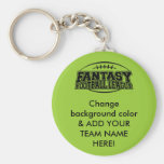 Fantasy Football League Keychain