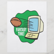 Fantasy Football Personalised Flyer