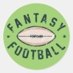 Fantasy Football Round Sticker