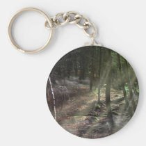 Fantasy Forest with Sunbeams keychains