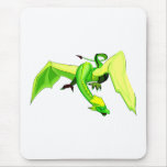 Fantasy Green Dragon Mousepads