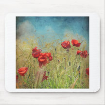 Fantasy poppies alfombrilla de raton