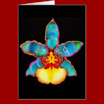 Fantasy Tropical Orchid Card cards