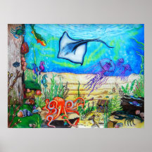 Fantasy Under The Sea Print