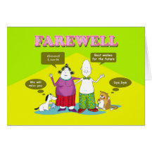 Farewell Gang note card