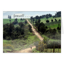 farewell track cards