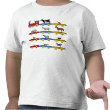 Farm Animal Train T Shirt
