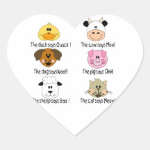 Farm Animals Sounds Stickers