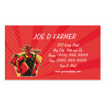 farmer agriculture farmworker business card