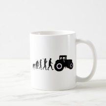 Farmers Evolution of Farming Farm Tractor Drivers Mugs