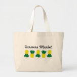 Farmers Market Tote - Pineapple Tote Bag