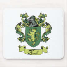 Farrell Family Heraldry Crest Mousepads