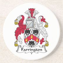 Farrington Family Crest Drink Coasters