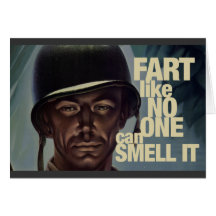 Fart like no one can smell it greeting card