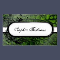 Fashion Designer Business Card - Bold Leather business cards