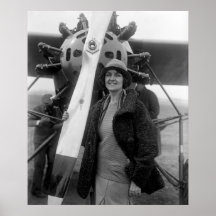Fashion Meets Aviation, 1920s Print