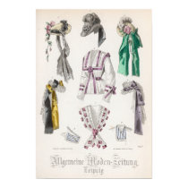 Fashion plate posters