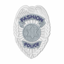 Fashion Police Badge Embroidered Shirts