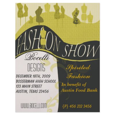 High Fashion Designers Garments on Fashion Show   Designer Invitation   Zazzle Com Au