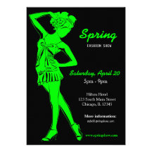 Fashion Show (Lime) Announcement