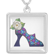 Fashion Show with rose Personalised Necklace