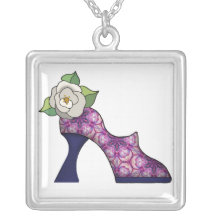 Fashion Show with rose Custom Necklace