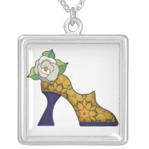 Fashion Show with rose Custom Necklace