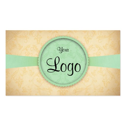 Fashion vintage business card template