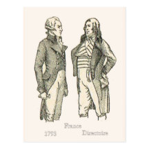 Fashions, Revolutionary France Post Cards