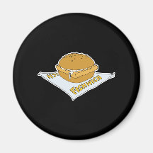 fast food fishwich sandwich magnet