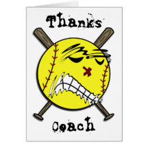 Fastpitch Softball Greeting or Note Card