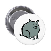 fat dog button