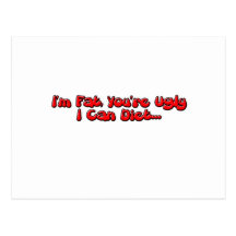 Fat or Ugly Postcard