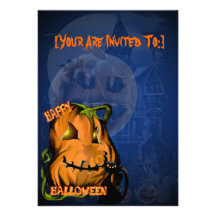 Fat Pumpkin and Black Kitty invitation_5x7_vert...