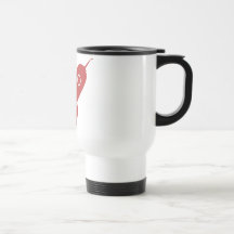 Fat Retro Rocket Ship Red Coffee Mugs