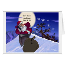fat santa card