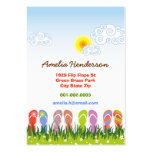 fatfatin Flip Flops Fun In The Sun Profile Card business cards