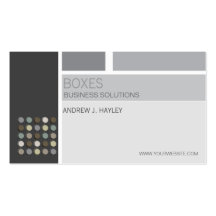fatfatin Grids + Monochrome Dots Profile Card Business Card