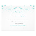 fatfatin Knotted Love Trees 02 Wedding RSVP Card Personalised Invitation