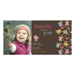 fatfatin Sweet Cherry Cupcakes Birthday Invite Personalised Photo Card