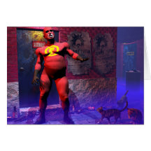 FatGuy VS the Alley Cat Gang Card