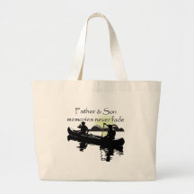 Father and Son Tote Bag
