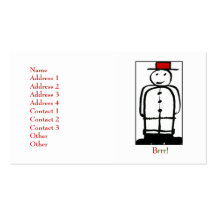 Father Christmas Business Cards