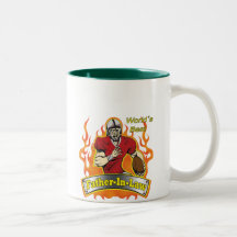 Father-in-law Football Father's Day Gifts Mugs