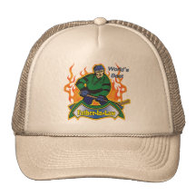 Father-in-law Hockey T-shirts and Gifts Trucker Hat
