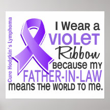 Father-In-Law Means World To Me 2 H Lymphoma Print